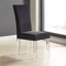 Armen Living Dalia Modern and Contemporary Dining Chair in Black Velvet with Acrylic Legs, PK2 LCDACHBL - alternate 2